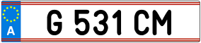 Truck License Plate